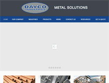 Tablet Screenshot of daycoindustries.com